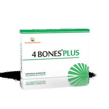 4 Bones Plus, 30 comprimate, Sunwave