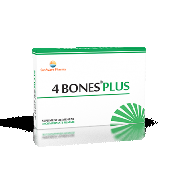 4 Bones Plus, 30 comprimate, Sun Wave Pharma