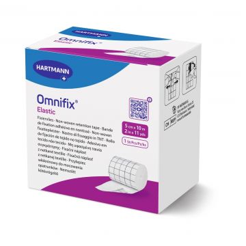 Banda adeziva elastica Omnifix, 5 cm x 10 m, Hartmann