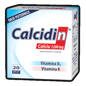 Calcidin 1200 mg, 20 plicuri, Zdrovit