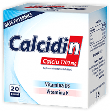 Calcidin 1200 mg, 20 plicuri, Zdrovit