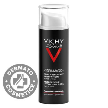 Crema hidratanta 24h pentru barbati Homme Hydra Mag C, 50ml, Vichy