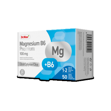 Dr.Max Magnesium B6 Premium, 50 comprimate