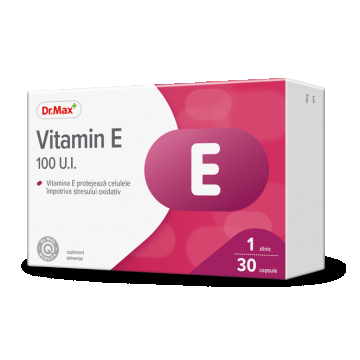 Dr. Max Vitamina E 100UI, 30 capsule