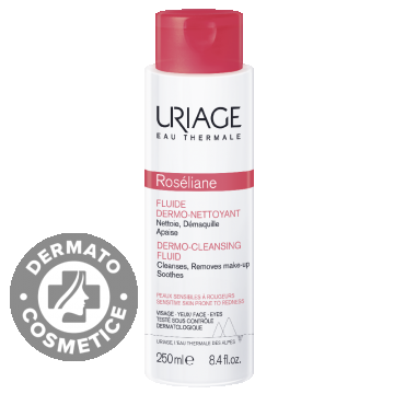 Fluid demachiant Roseliane, 250ml, Uriage