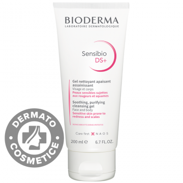 Gel spumant Sensibio DS, 200ml, Bioderma