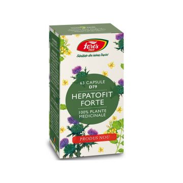 Hepatofit forte, 63 capsule, Fares