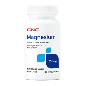 Magnesium 250mg, 90 tablete, GNC