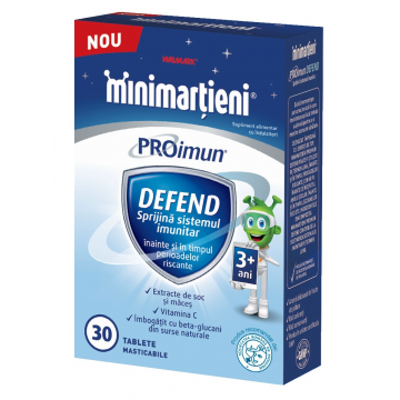 Minimartieni PROimun Defend 3+ ani, 30 tablete, Walmark