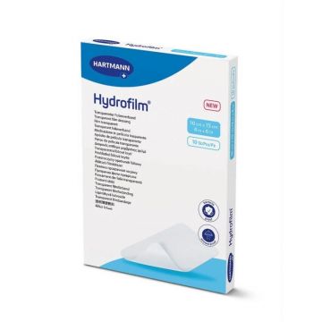 Plasture transparent Hydrofilm 10x15 cm, 10 bucati, Hartmann