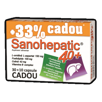 Sanohepatic 40+, 30 capsule, Natur Produkt