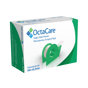 Banda adeziva suport hartie, 2.5cmx5m, Octacare