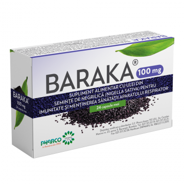 Baraka 100 mg, 24 capsule moi, Pharco