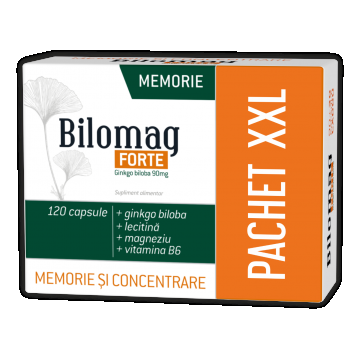 Bilomag forte memorie, 120 capsule, Zdrovit