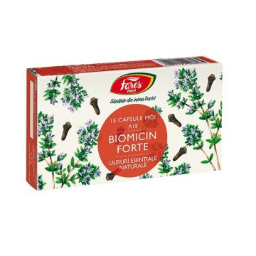 Biomicin Forte, 15 capsule, Fares