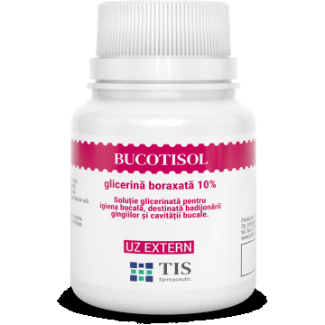 Bucotisol glicerina boraxata 10%, 25ml, Tis Farmaceutic