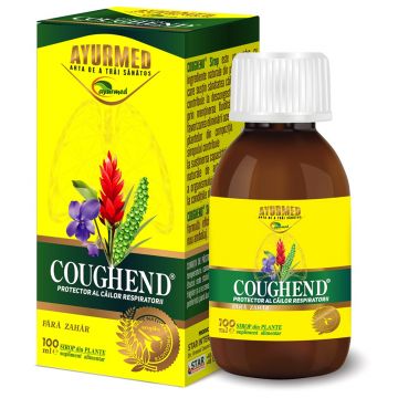Coughend sirop fara zahar, 100ml, Ayurmed