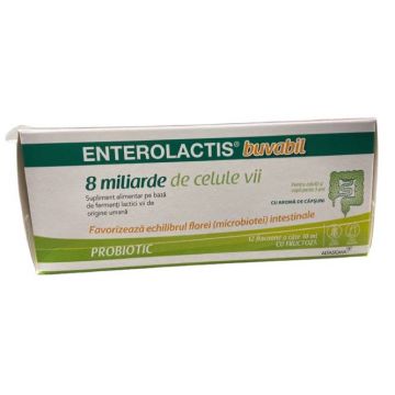 Enterolactis buvabil 10ml, 12 flacoane, Sofar
