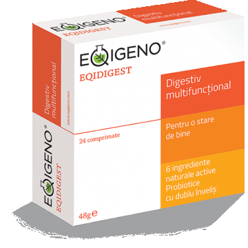 Eqidigest digestiv multifunctional, 24 comprimate, Eqigeno