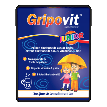 Gripovit Junior, 10 plicuri, Zdrovit