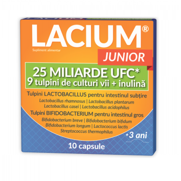 Lacium Junior 25 miliarde UFC, 10 capsule, Zdrovit