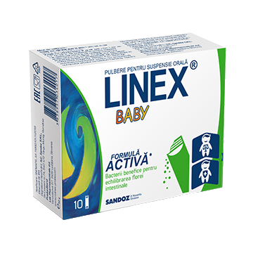 Linex Baby, 10 plicuri, Sandoz