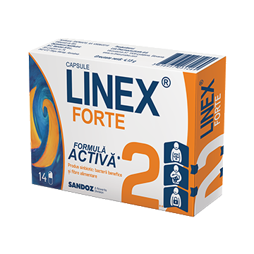 Linex Forte, 14 capsule, Sandoz