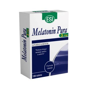 Melatonina Pura, 3 mg, 120 comprimate, Esi Spa