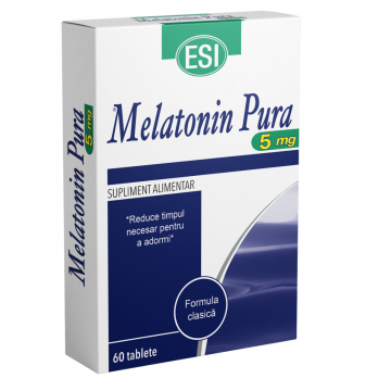 Melatonina Pura, 5 mg, 60 tablete, Esi Spa