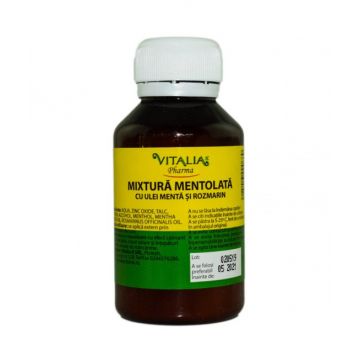 Mixtura mentolata cu ulei de menta si rozmarin, 100g, Vitalia