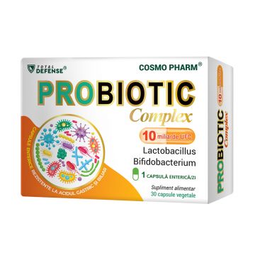 Probiotic Complex, 30 capsule vegetale, Cosmopharm