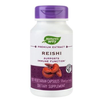 Reishi Natures Way, 100 capsule, Secom