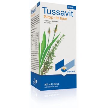 Sirop de tuse Tussavit, 250 ml, Montavit