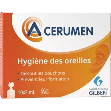 Solutie pentru igiena urechi, 10x2 ml, A-Cerumen
