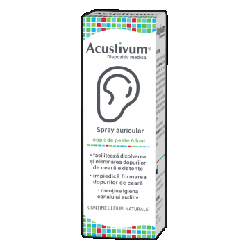 Spray auricular Acustivum, 20 ml, Zdrovit
