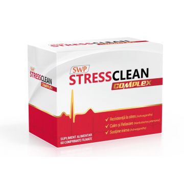 Stressclean Complex, 60 comprimate filmate, Sunwave Pharma