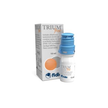 Trium free picaturi oftalmice, 10ml, Fidia Farmaceutici