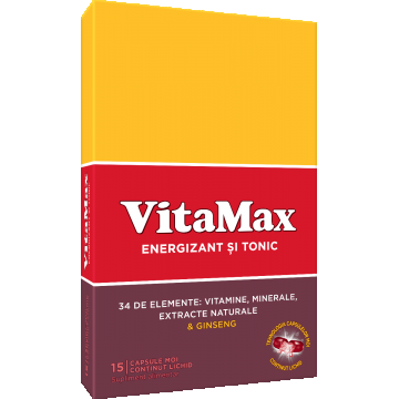 Vitamax, 15 capsule, Perrigo