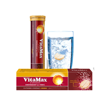 Vitamax Efervescent, 20 comprimate, Perrigo