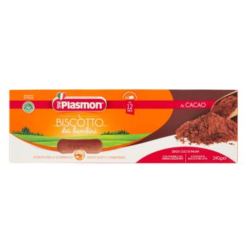 Biscuiti cu cacao, 240g, Plasmon