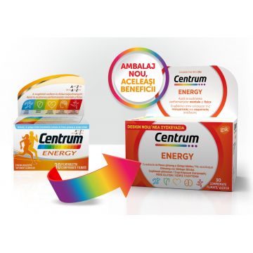 Centrum Energy, 30 comprimate, GSK