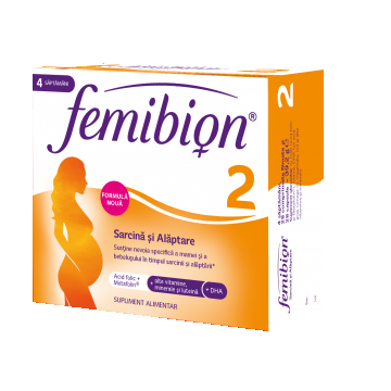 Femibion 2 sarcina si alaptare, 28 comprimate + 28 capsule