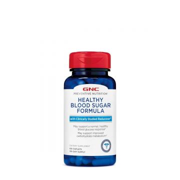 Formula cu reducose pentru reglarea zaharului din sange Preventive Nutrition Blood Sugar, 60 tablete, GNC