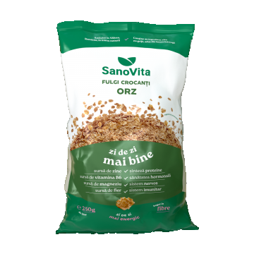 Fulgi de orz, 250g, SanoVita