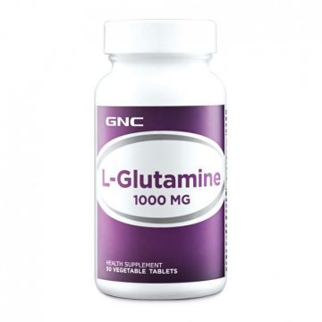 L-Glutamina 1000mg, 50 tablete, GNC