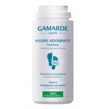 Pudra absorbanta pentru picioare, 35g, Gamarde