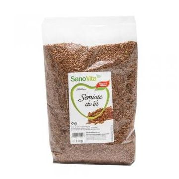 Seminte de in, 1kg, SanoVita