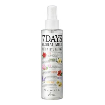 Spray de fata pentru calmarea si echilibrarea tenului 7Days Floral Mist, 150ml, Ariul