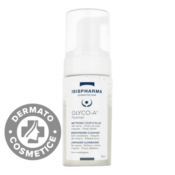 Spuma de curatare iluminatoare cu Glyco A, 100ml, Isis Pharma