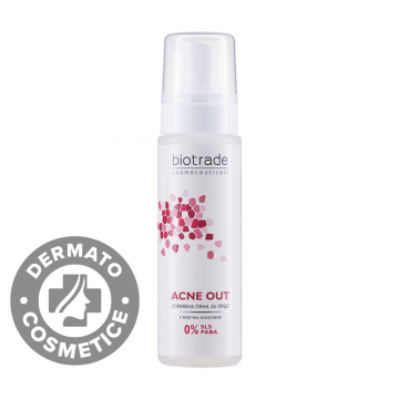 Spuma de curatare pentru ten acneic Acne Out, 150ml, Biotrade